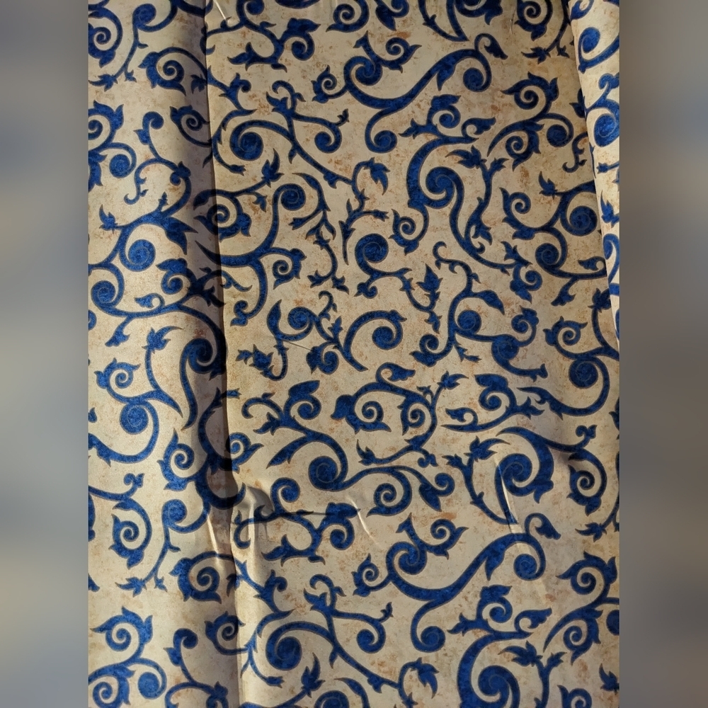 New Scroll Print Patterned 3yd material, Fabric, S2-I